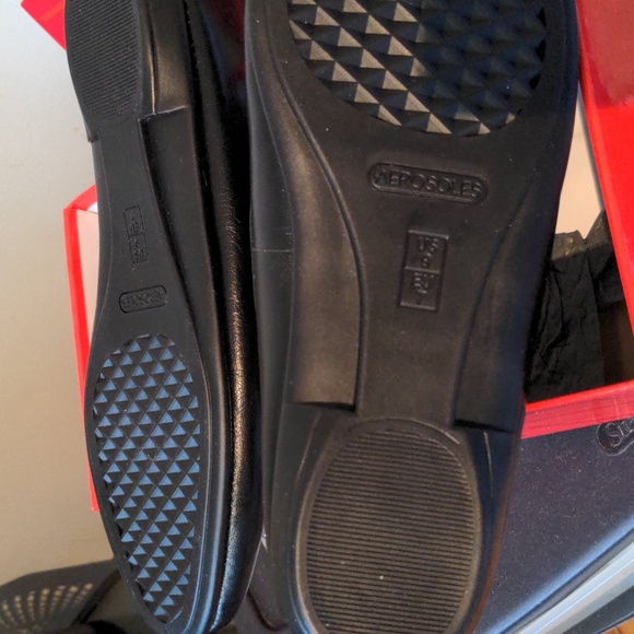 Areosoles loafer in black leather NEW in box size 9 - Picture 2 of 4